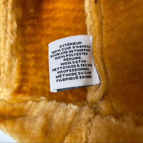 New Walter baker Eduardo faux fur trim leather jacket - Picture 8 of 16